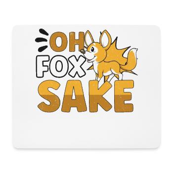 Fox lovers Foxes Love red fox Cuter - Mouse Pad (horizontal) - white - Front