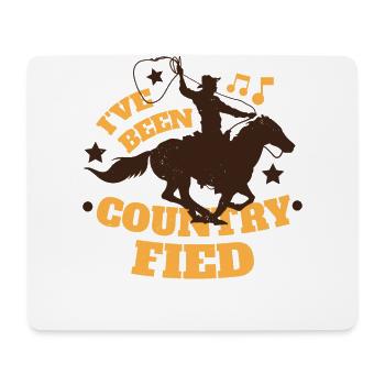 Musique country Musique du Sud Jazz Musique country - Tapis de souris (format paysage) - blanc - Devant
