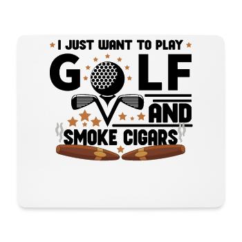 Golf Player Golfer Golf Golf Cart Golf Mom - Mouse Pad (horizontal) - white - Front