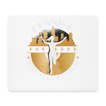 Marathon, Trailrunning, Find your Rhythm - Mousepad (Querformat) - Weiß - Vorne