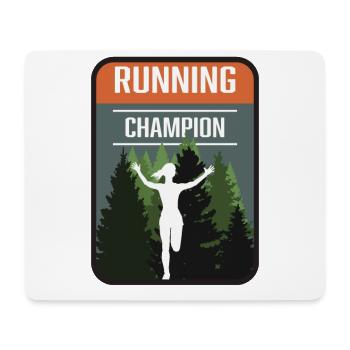 Marathon, Trail Running Champion - Mouse Pad (horizontal) - white - Front