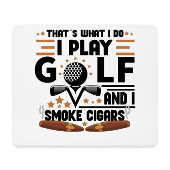 Golf Player Golfer Golf Golf Cart Golf Mom - Mouse Pad (horizontal) - white - Front