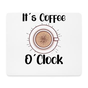 Coffee Lover Caffeine Molecule Java Latte Espresso - Mouse Pad (horizontal) - white - Front