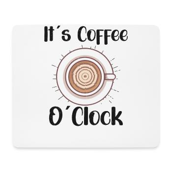 Coffee Lover Caffeine Molecule Java Latte Espresso - Mouse Pad (horizontal) - white - Front