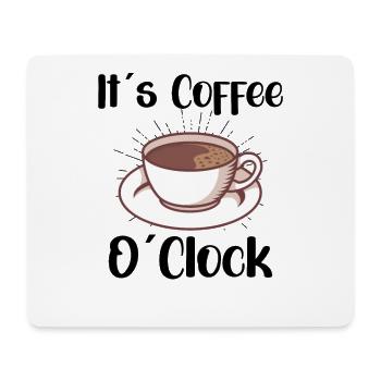 Coffee Lover Caffeine Molecule Java Latte Espresso - Mouse Pad (horizontal) - white - Front