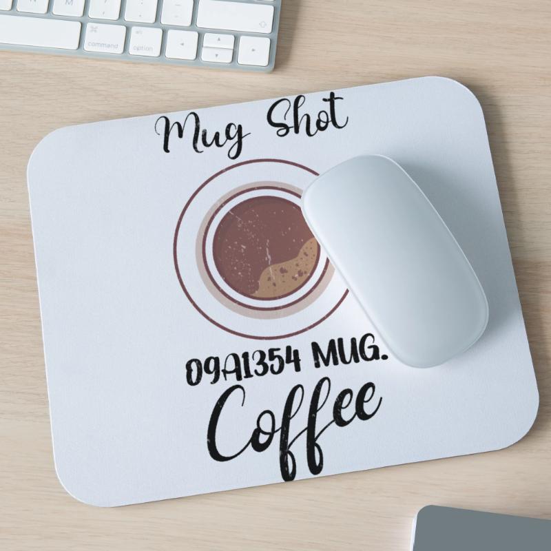 Coffee Lover Caffeine Molecule Java Latte Espresso Mouse Pad (horizontal)