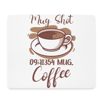 Coffee Lover Caffeine Molecule Java Latte Espresso - Mousepad (Querformat) - Weiß - Vorne