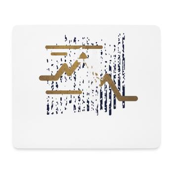 Marathon, TrailRunning Runner - Tapis de souris (format paysage) - blanc - Devant
