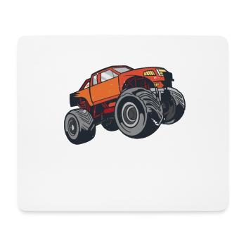 Monster truck rules! Truck-lover-monster-truck - Mouse Pad (horizontal) - white - Front