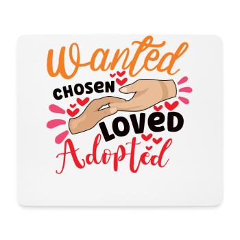 Funny Adoption Adoption Day Gifts - Mouse Pad (horizontal) - white - Front