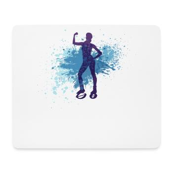 Splash Jump Shoes Fitness - Mousepad (Querformat) - Weiß - Vorne