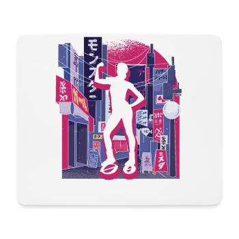 Asian City Jump Shoes Fitness - Tapis de souris (format paysage) - blanc - Devant