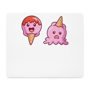 Before the first day of fitness after the first - Mouse Pad (horizontal) - white - Front