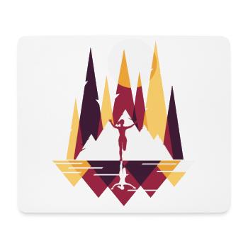 Jump Shoes Fitness Fitness Frau - Mousepad (Querformat) - Weiß - Vorne
