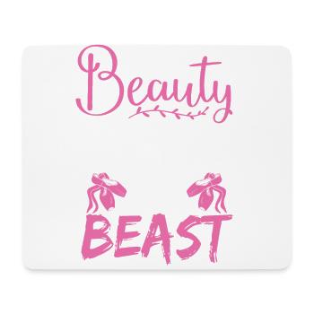Look Like A Bully Dances Like A Beast Ballet Dance - Mouse Pad (horizontal) - white - Front
