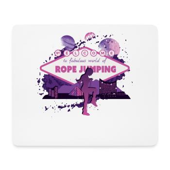 Fabulous world of rope jumping - Mouse Pad (horizontal) - white - Front