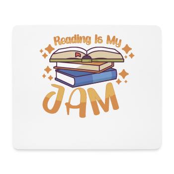 Book Reader Reading Literature Bookworm Gift Idea - Mouse Pad (horizontal) - white - Front