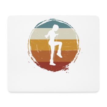 Retro Rope Jumping - Mousepad (Querformat) - Weiß - Vorne