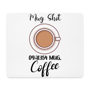 Coffee Lover Caffeine Molecule Java Latte Espresso - Mousepad (Querformat) - Weiß - Vorne