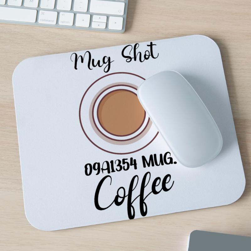 Coffee Lover Caffeine Molecule Java Latte Espresso Mouse Pad (horizontal)