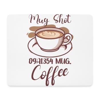 Coffee Lover Caffeine Molecule Java Latte Espresso - Mousepad (Querformat) - Weiß - Vorne