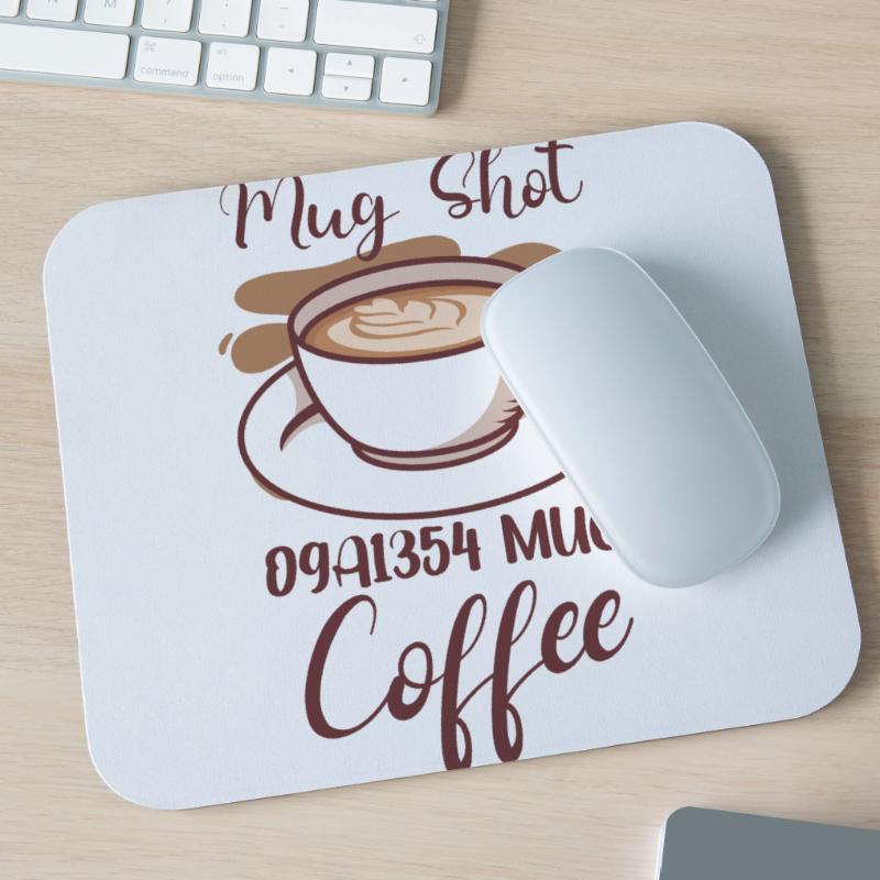Coffee Lover Caffeine Molecule Java Latte Espresso Mouse Pad (horizontal)