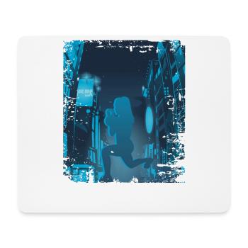 Asiatische Stadt HIIT - Mousepad (Querformat) - Weiß - Vorne
