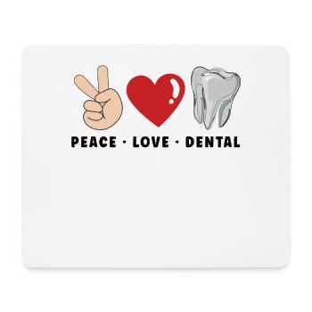 Dentist Dental Hygienist Gift Idea: Forbidden Love - Mousepad (Querformat) - Weiß - Vorne
