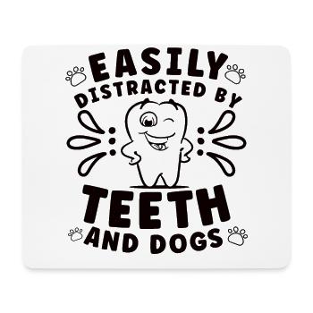 Dentist Dental Hygienist Gift Idea: Forbidden Love - Mouse Pad (horizontal) - white - Front
