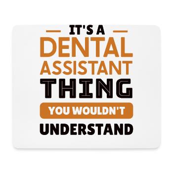 Funny Dentist Dental Assistant Dental Nurse - Mouse Pad (horizontal) - white - Front
