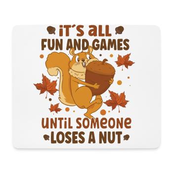 Funny Squirrel Fan Squirrel Lover Chipmunk Addict - Mousepad (Querformat) - Weiß - Vorne