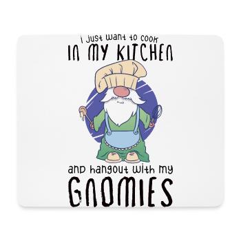 Cuisine Cuisinier Chef Gnomes Gnome Lover Drôle Gnome Gnome - Tapis de souris (format paysage) - blanc - Devant