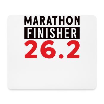 Läufer-halbmarathon-finisher-laufen - Mousepad (Querformat) - Weiß - Vorne