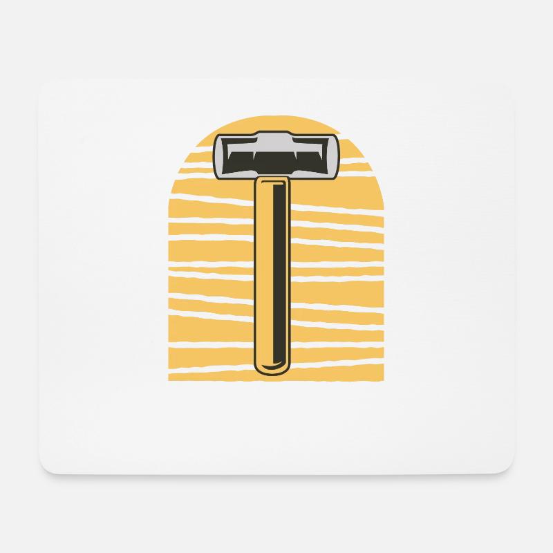 Hasse Es, Wenn Nachbarn Sich Über Den Lärm - Mousepad (Querformat) - Weiß