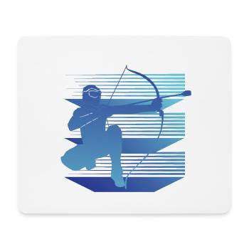 Geometry Arrowtag - Mouse Pad (horizontal) - white - Front