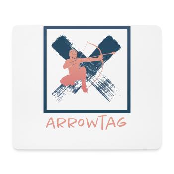 Grunge Arrowtag - Mouse Pad (horizontal) - white - Front