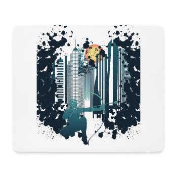 Skyline Arrowtag - Mouse Pad (horizontal) - white - Front