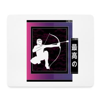 Vaporwave Metaverse Arrowtag - Tapis de souris (format paysage) - blanc - Devant