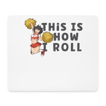 Cheerleading Cheerleader Girl Cheerleading Girl - Mouse Pad (horizontal) - white - Front