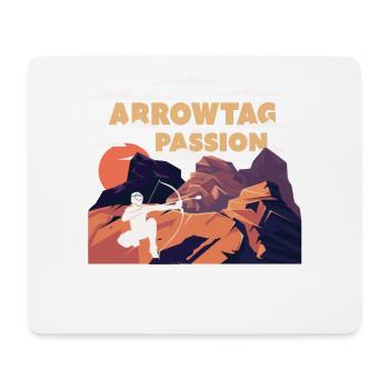 Arrowtag Passion - Mousepad (Querformat) - Weiß - Vorne