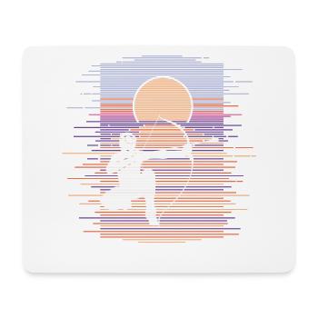Linien Arrowtag - Mousepad (Querformat) - Weiß - Vorne