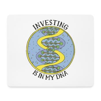 Investing is in my DNA - Money - Mouse Pad (horizontal) - white - Front