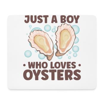 Oyster Lovers Funny Oyster Oyster Shucker - Mouse Pad (horizontal) - white - Front