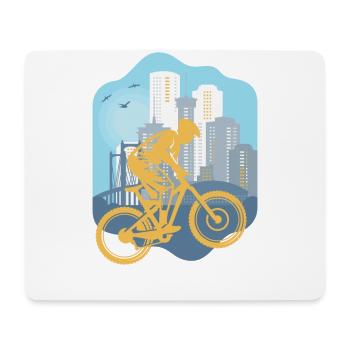 Skyline Downhill - Mouse Pad (horizontal) - white - Front
