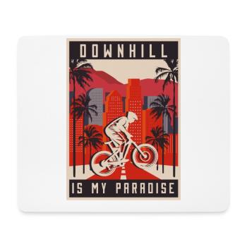 Descente des California Palms - Tapis de souris (format paysage) - blanc - Devant