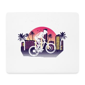 Descente des California Palms - Tapis de souris (format paysage) - blanc - Devant