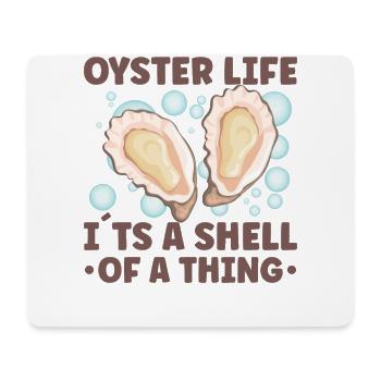 Oyster Lovers Funny Oyster Oyster Shucker - Mouse Pad (horizontal) - white - Front