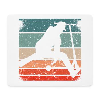 Stunt Scooter Kinder Tretroller Zubehör Roller Fun - Mousepad (Querformat) - Weiß - Vorne