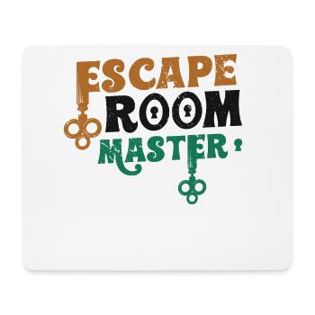 Escape Room Master Escape Room Geburtstag - Mousepad (Querformat) - Weiß - Vorne
