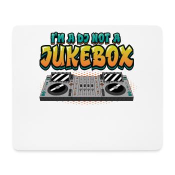 Ich Bin Ein Dj, Kein Jukebox-discjockey - Mousepad (Querformat) - Weiß - Vorne